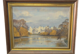 Julian Barrow Oil Painting Whitehall St James Park Auction
