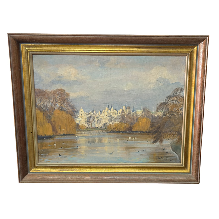 Julian Barrow Oil Painting Whitehall St James Park Auction